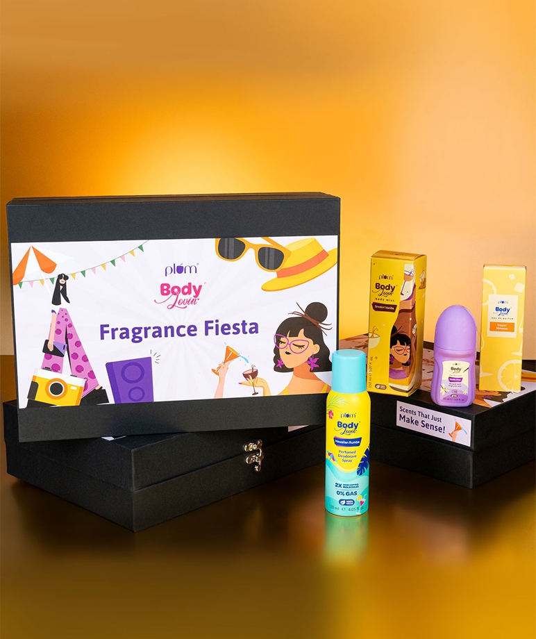 Plum BodyLovin' Fragrance Fiesta Gift Set | Ideal Gifting Choice | Bestselling Fragrances | 100% Vegan – image 2 of 10