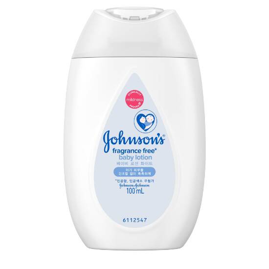 Johnsons Fragrance Free Baby Lotion White 100ml – image 2 of 4
