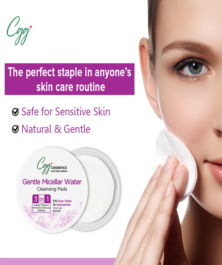 CGG Cosmetic Gentle Micellar Water Cleansing Pads - 100 Pads – image 3 of 8