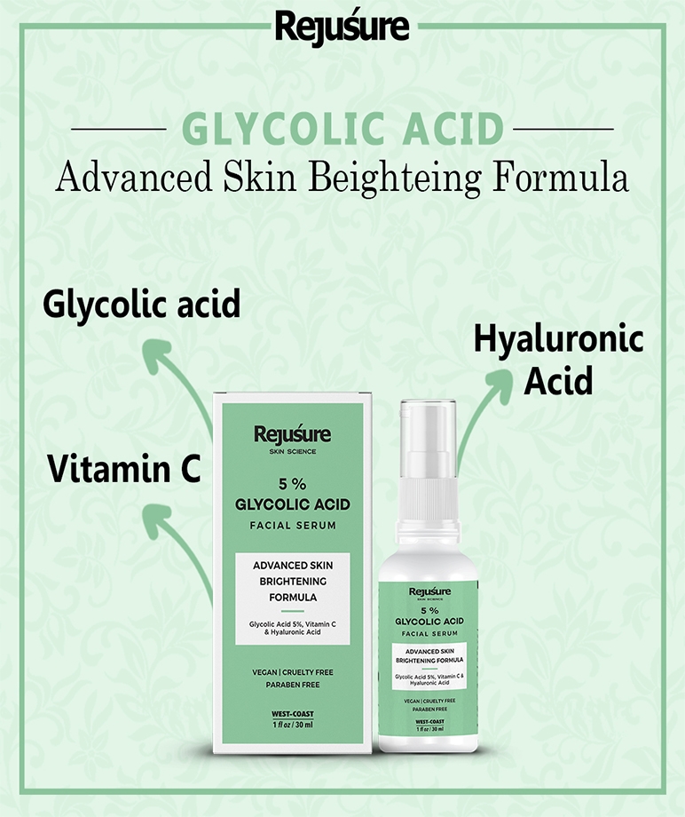 Rejusure Glycolic Acid Advanced Skin Brightening Formula Face Serum – 30 ml – image 7 of 7