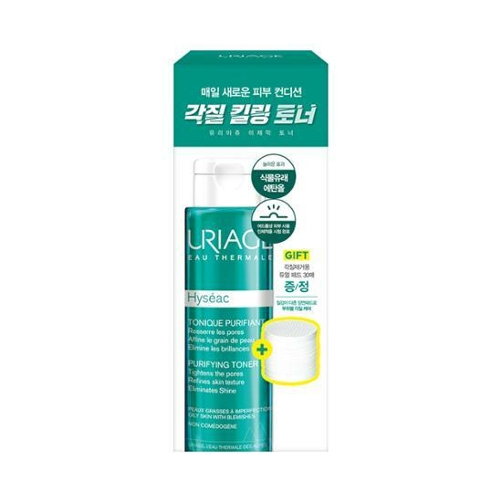 URIAGE Hyseac Purifying Toner 250ml+Dual Pad Cotton 30pcs – image 2 of 4