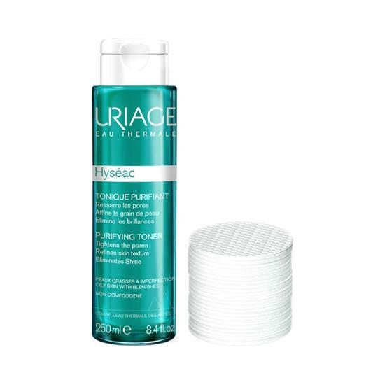URIAGE Hyseac Purifying Toner 250ml+Dual Pad Cotton 30pcs – image 4 of 4