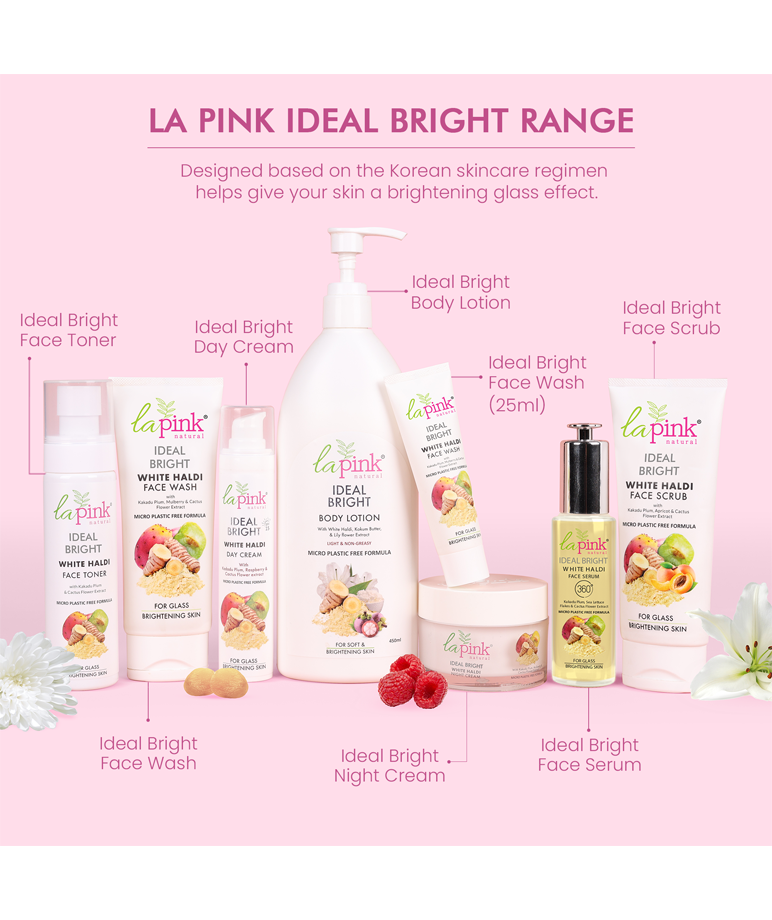 la Pink Ideal Bright Face Serum with White Haldi & Kakadu Plum | For Glass like Brightened Skin, Evens Skin Tone | – image 7 of 7