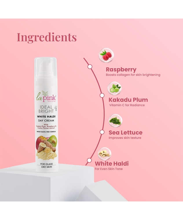 la Pink Ideal Bright Day Cream SPF 15 with White Haldi & Kakadu Plum – image 2 of 11