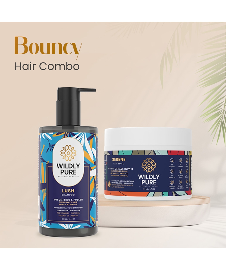 Wildly Pure Lush Shampoo & Serene hair mask – image 2 of 7