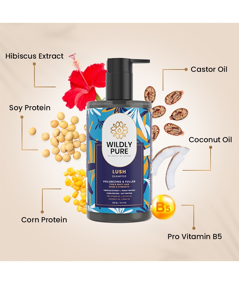 Wildly Pure Lush Shampoo & Serene hair mask – image 4 of 7
