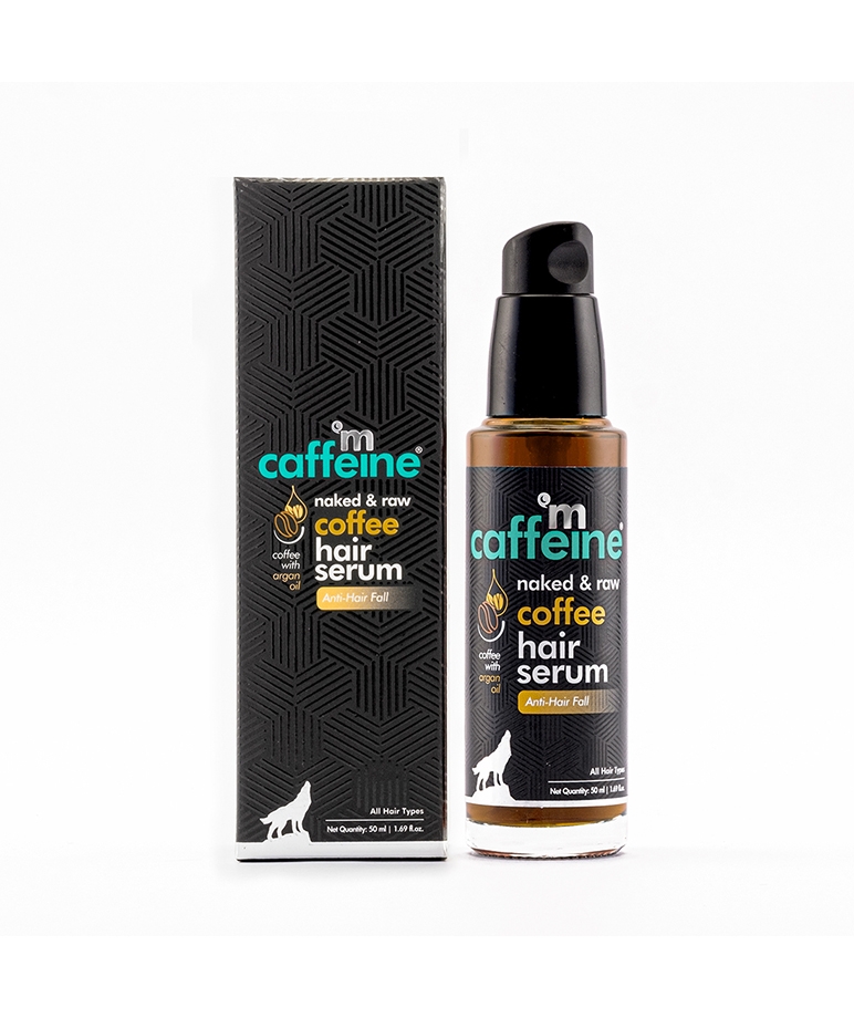 mCaffeine Coffee Frizz & Hair Fall Control Hair Serum with Walnut & Argan Oil - 50 ml – image 2 of 8
