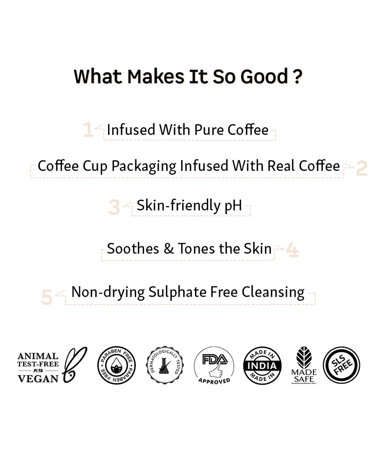 mCaffeine Coffee Body Wash with Vitamin E for Deep Cleansing and Hydration - 300 ml – image 4 of 8