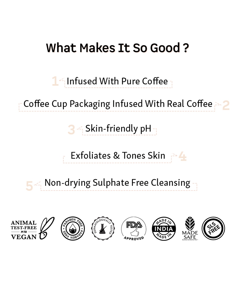 mCaffeine Body Wash with Coffee Scrub for Exfoliation - Espresso Shower Gel with Refreshing Aroma - 300 ml – image 3 of 8