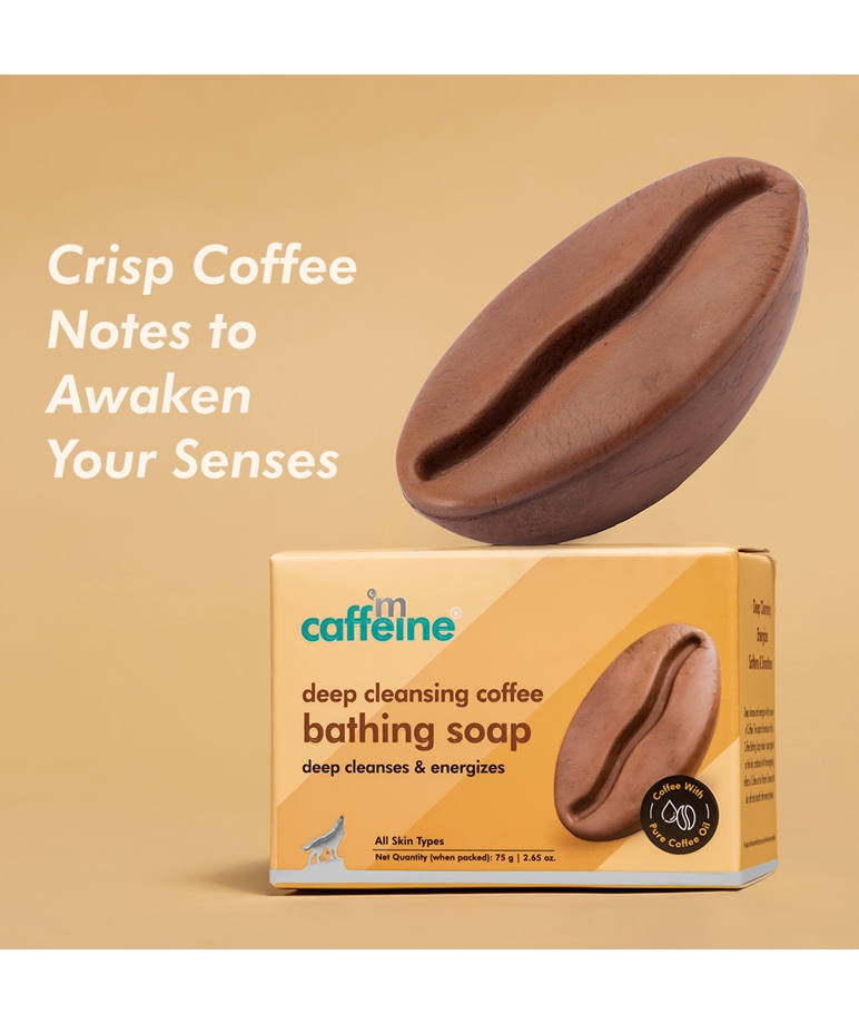 mCaffeine Deep Cleansing Coffee Bathing Bar - 75gm – image 3 of 7