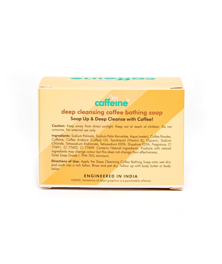 mCaffeine Deep Cleansing Coffee Bathing Bar - 75gm – image 7 of 7