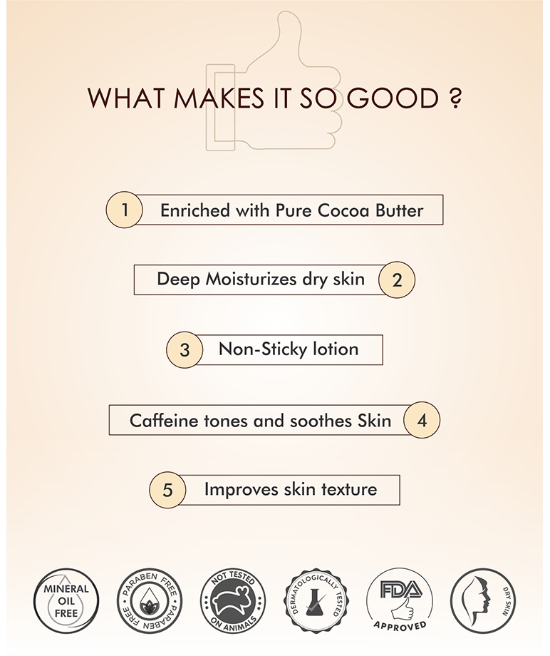 mCaffeine Naked & Rich Deep Moisturizing Choco Body Lotion - 200 ml – image 4 of 5