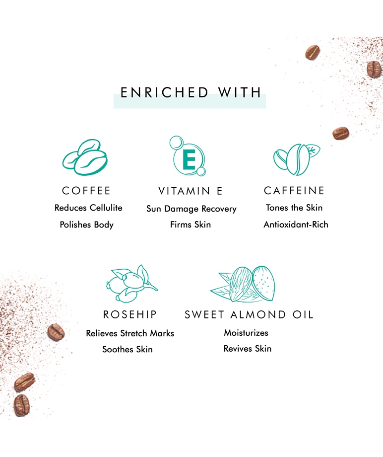 mCaffeine Naked & Raw Coffee Body Polishing Oil - 100 ml – image 3 of 7