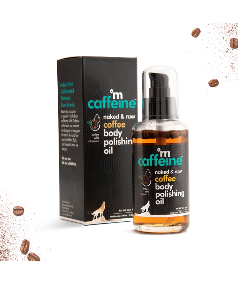 mCaffeine Naked & Raw Coffee Body Polishing Oil - 100 ml – image 6 of 7