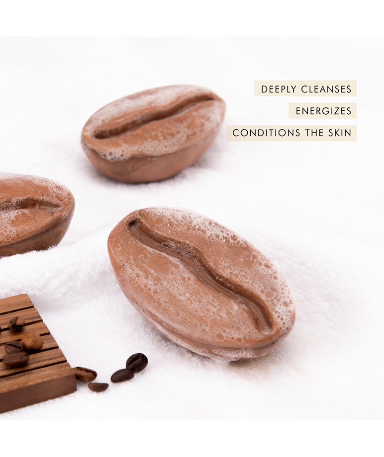 mCaffeine Naked & Raw Espresso Coffee Bathing Bar Soap (pH 5.5) for Deep Cleansing with Pure Coffee Oil - 100 gm – image 2 of 8