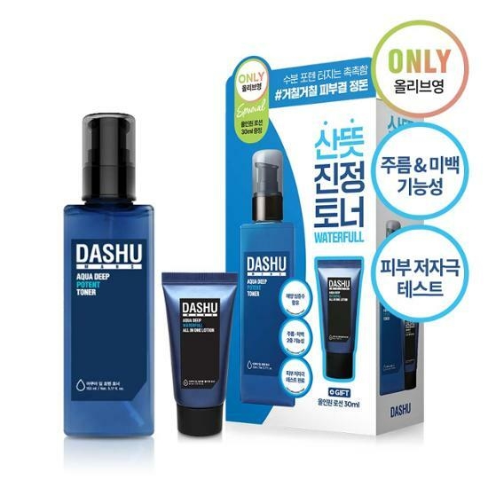 DASHU Men's Aqua Deep Poten Toner 153ml Project Set (+ Lotion 30ml) – image 2 of 3