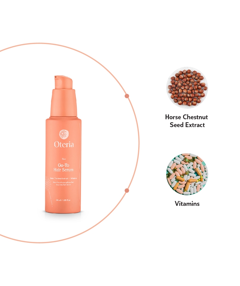 Oteria Go-To Hair Serum 50ml horse chestnut seed extract and vitamins