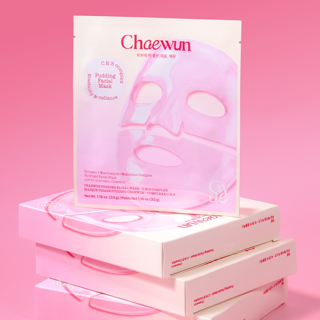 Chaewun Pudding Facial Mask C.N.B Complex 33g hydrogel sheet pouch and boxes