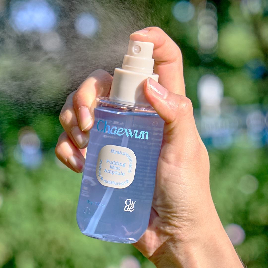 Chaewun Hyaluronic Acid Pudding Mist Ampoule spraying mist