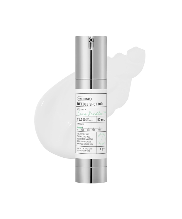 VT Reedle Shot 100 Essence 50mL bottle with white essence texture