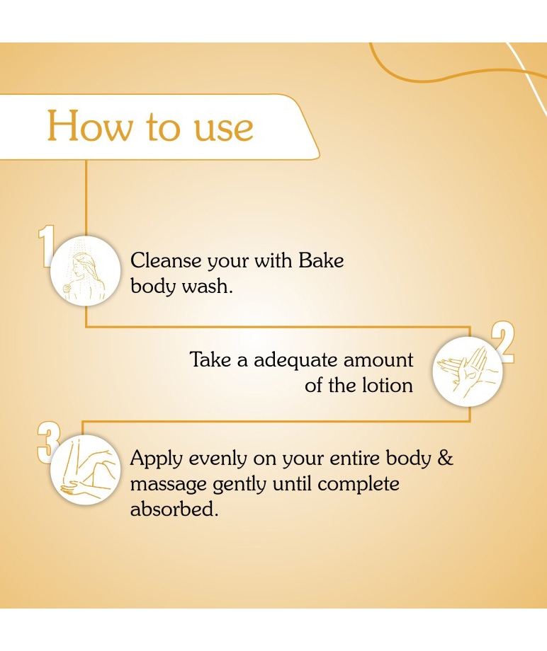 BAKE 1% Retinol Body Wash and Ceramides Body Lotion how to use steps