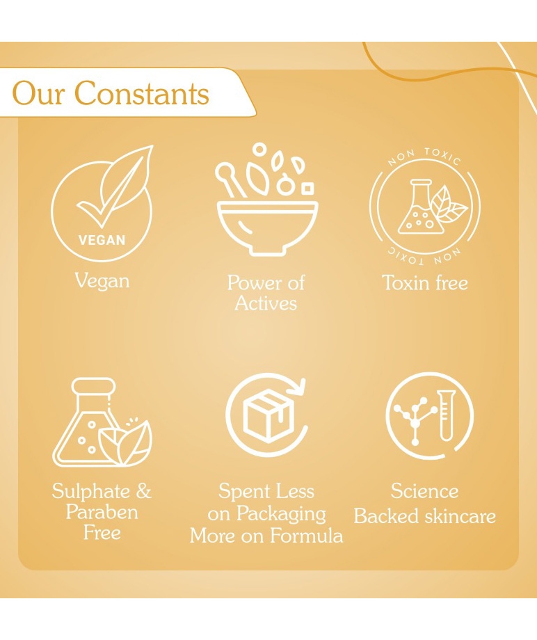 BAKE skincare brand promise: vegan, toxin free, sulphate and paraben free, science backed