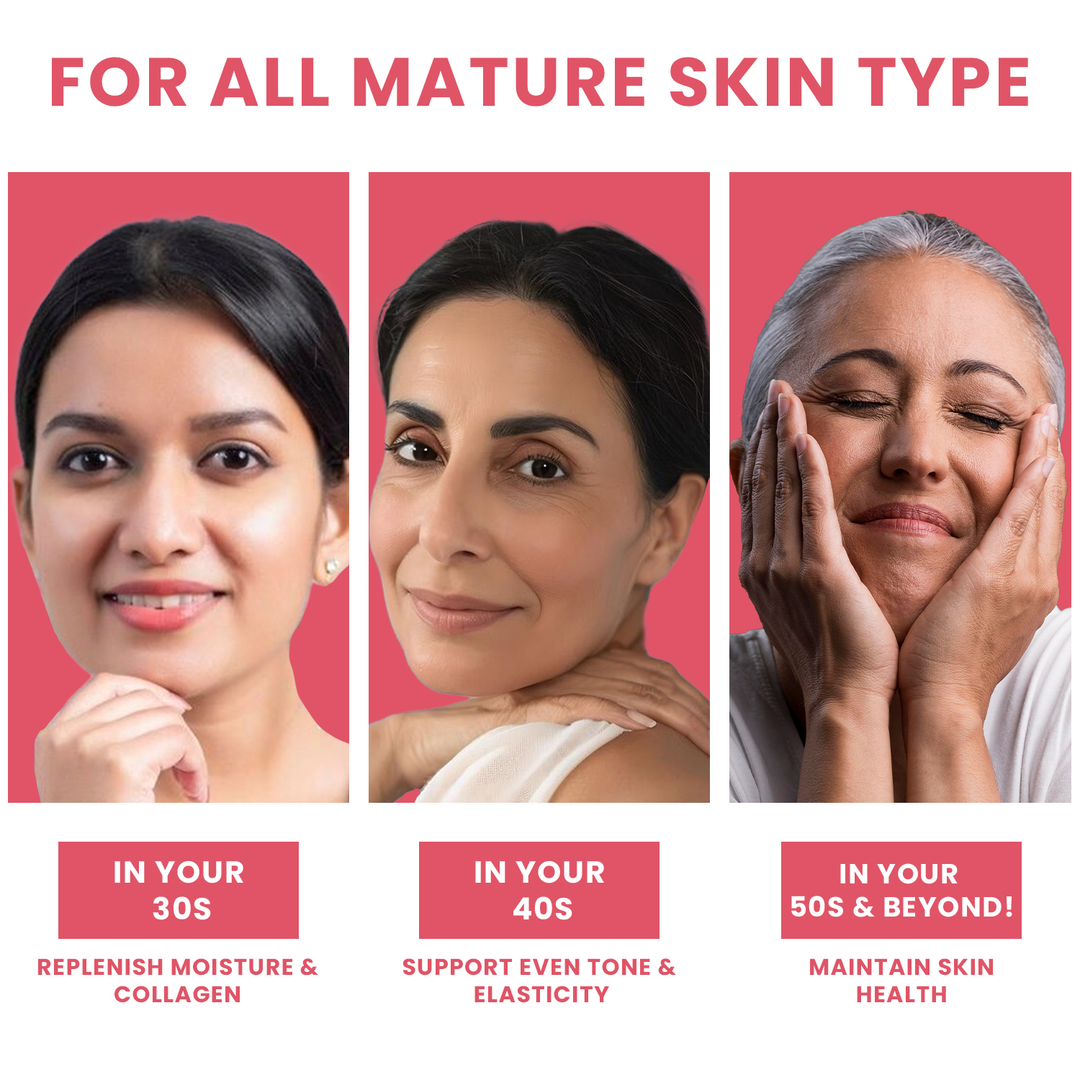 The Skin Story Radiant Night Cream for mature skin in your 30s, 40s and 50s