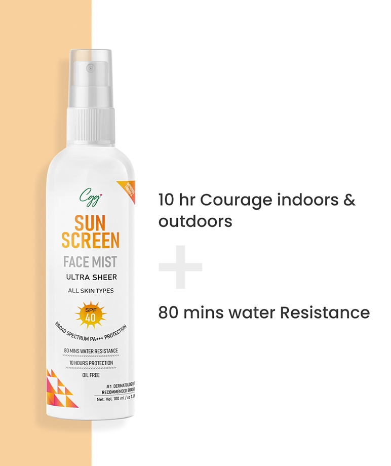 CGG Cosmetic SPF 40  PA+++ With UVA/UVB Rays Protection Sunscreen Facial Mist - 100ml – image 3 of 5