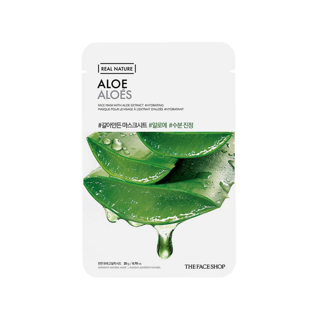 The Face Shop Real Nature Aloe Face Mask - 20 gm