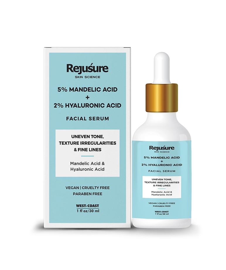 Rejusure Mandelic Acid 5% + Hyaluronic Acid 2% Face Serum – 30 ml