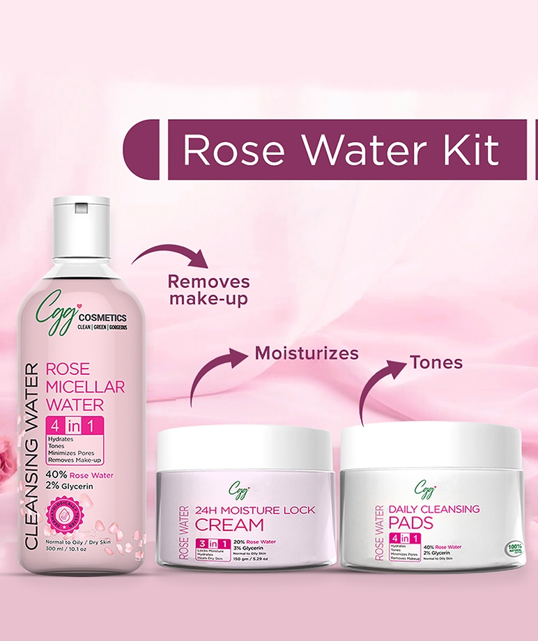 CGG Cosmetic Rose Water Daily Cleansing Pads - 50 Pads – image 6 of 8