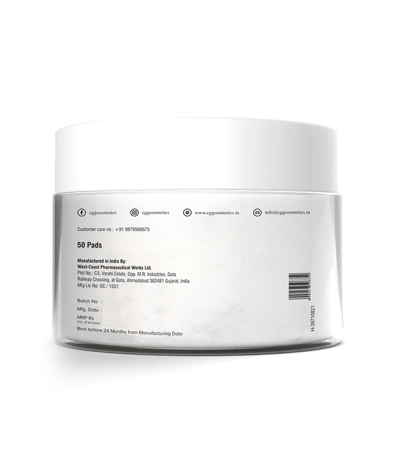 CGG Cosmetic Rose Water Daily Cleansing Pads - 50 Pads – image 8 of 8