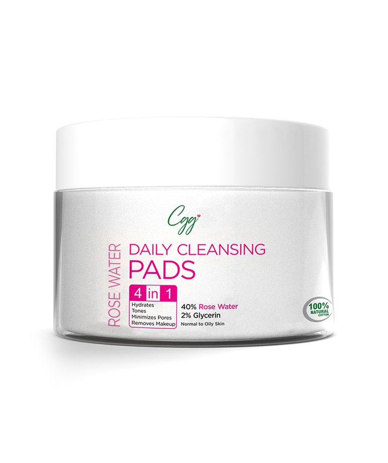 CGG Cosmetic Rose Water Daily Cleansing Pads - 50 Pads – image 2 of 8