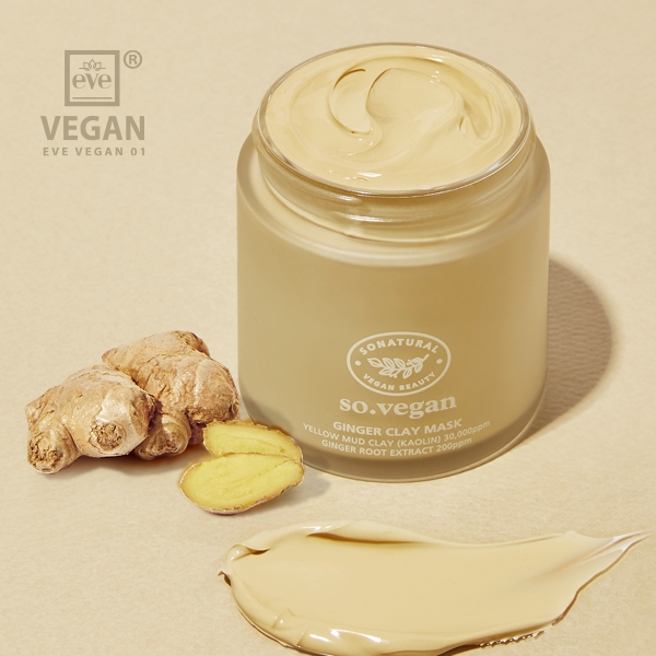 So natural SO Vegan Ginger Clay Mask 110ml – image 2 of 2