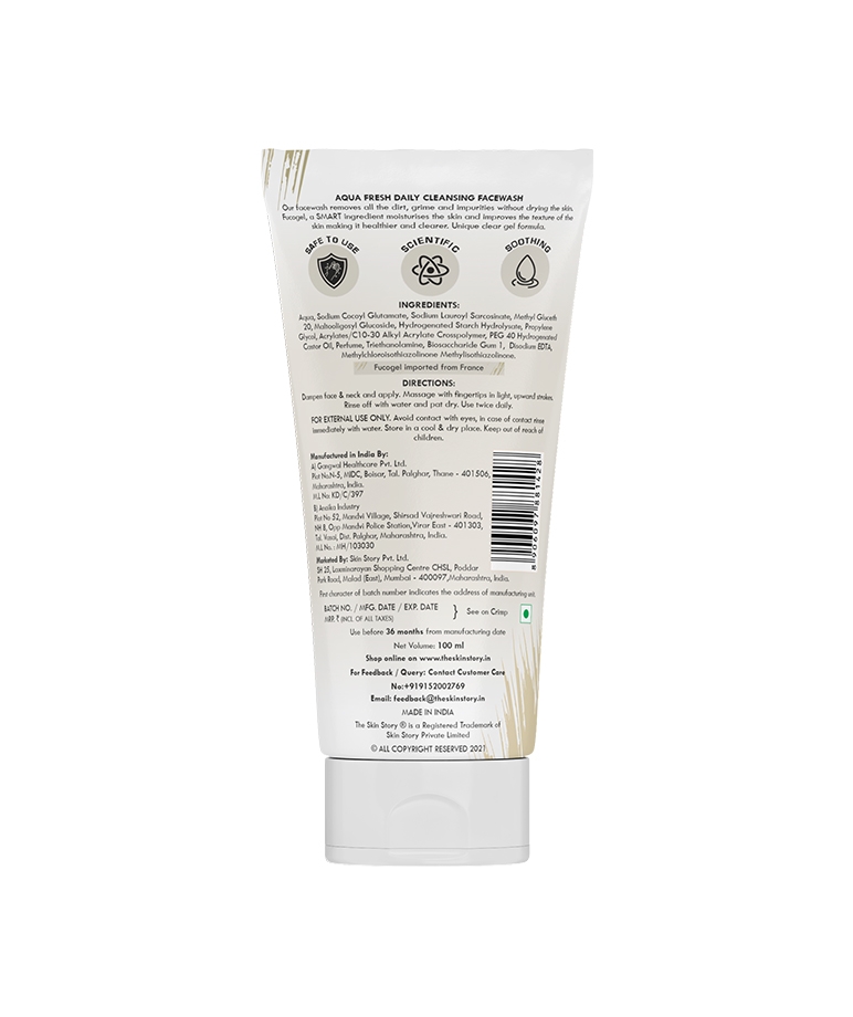 The Skin Story Aqua Fresh Daily Cleansing Facewash, 100ml – image 1 of 2