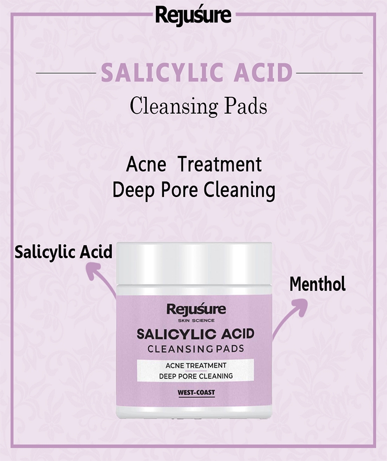 Rejusure Salicylic Acid Cleansing Pads -  50 Pads – image 4 of 6
