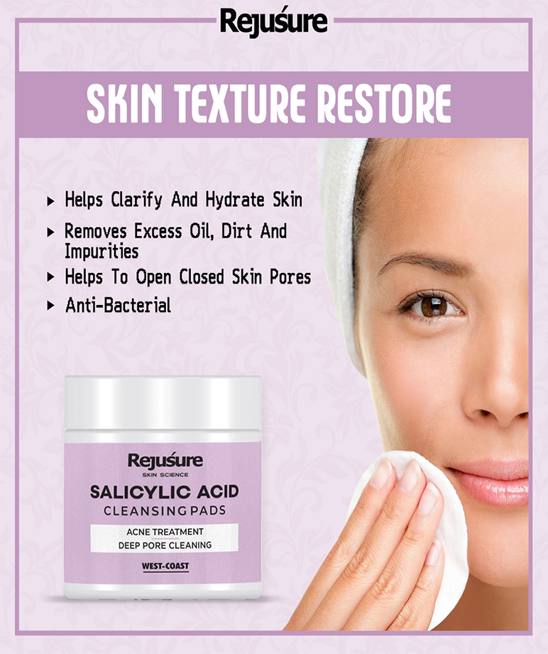 Rejusure Salicylic Acid Cleansing Pads -  50 Pads – image 5 of 6