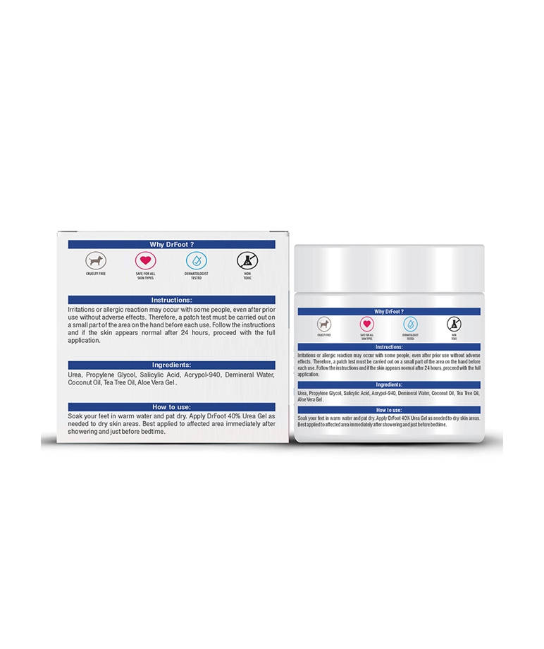 Dr Foot 40% Urea Gel with 1% Salicylic Acid Foot Cream-100 gm – image 2 of 9