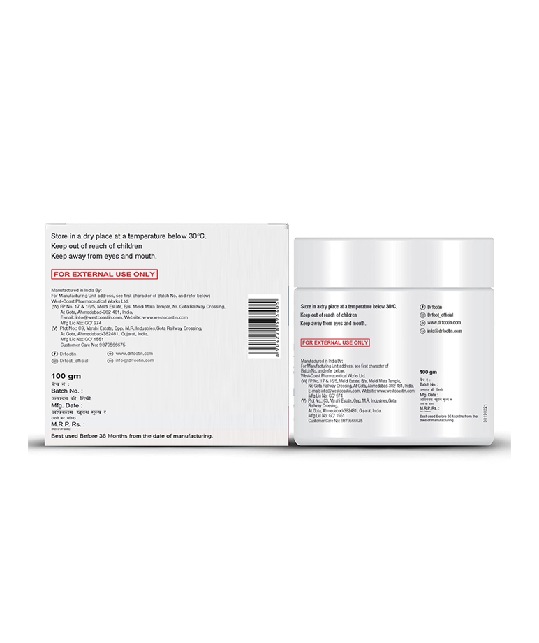 Dr Foot 40% Urea Gel with 1% Salicylic Acid Foot Cream-100 gm – image 3 of 9