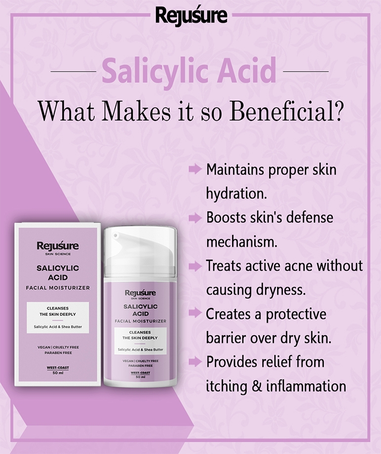 Rejusure Salicylic Acid Non Greasy Moisturizer for Acne Skin– 50ml – image 3 of 7