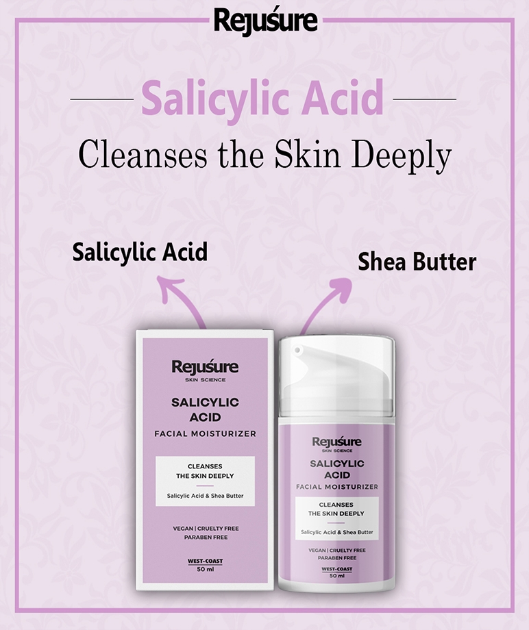 Rejusure Salicylic Acid Non Greasy Moisturizer for Acne Skin– 50ml – image 5 of 7