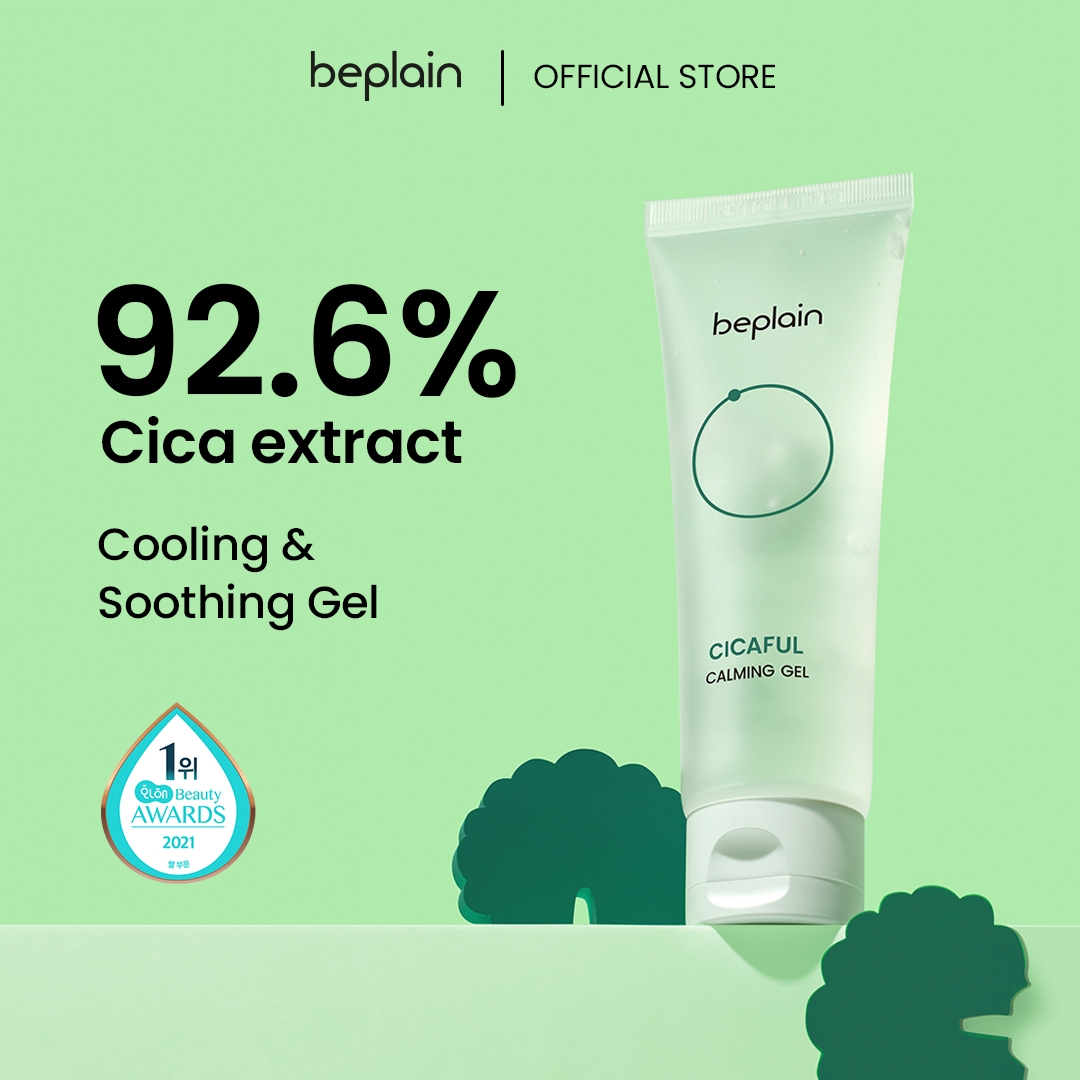 Beplain Cicaful Calming Gel 80ml 92.6% Cica extract cooling and soothing gel
