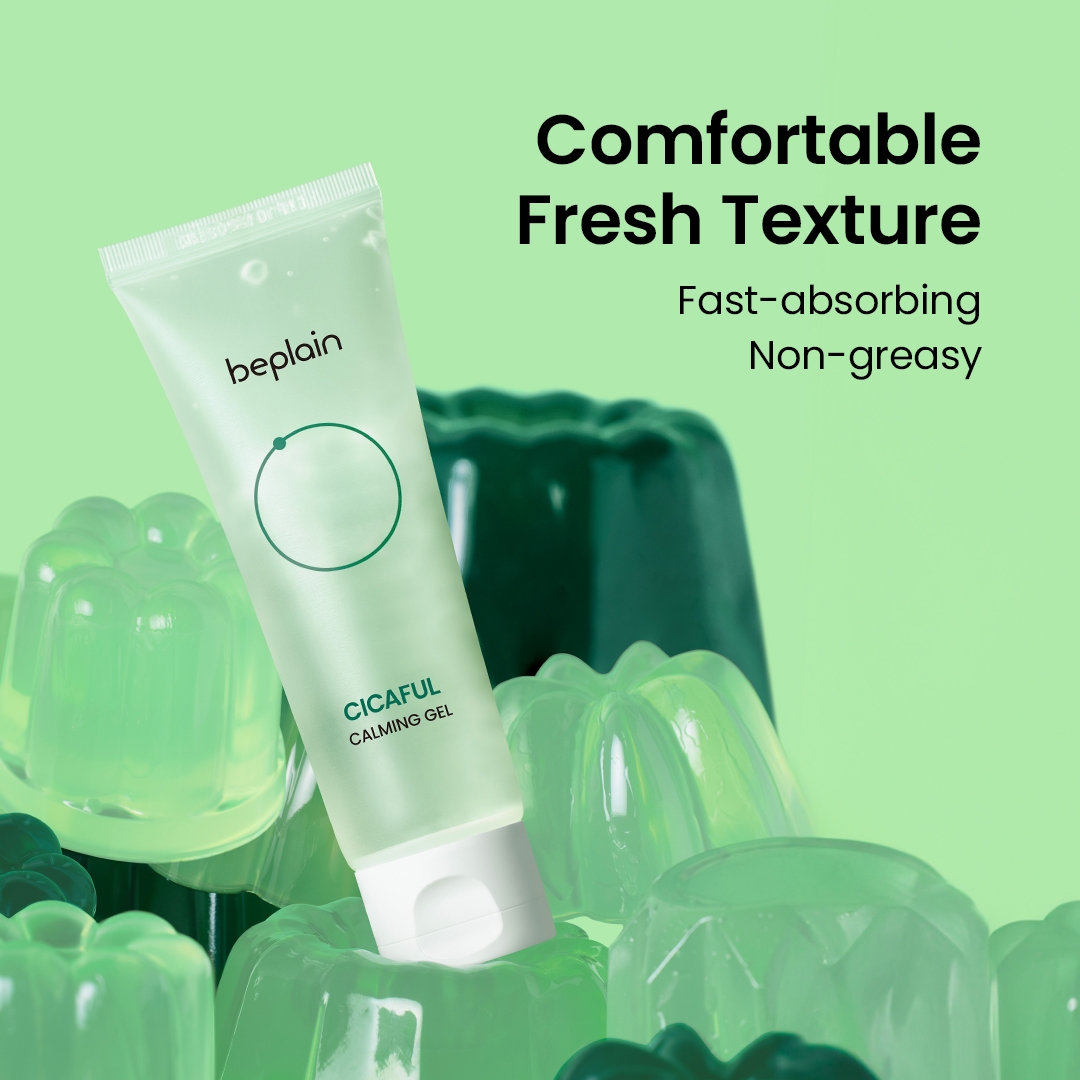 Beplain Cicaful Calming Gel fresh fast-absorbing non-greasy gel texture