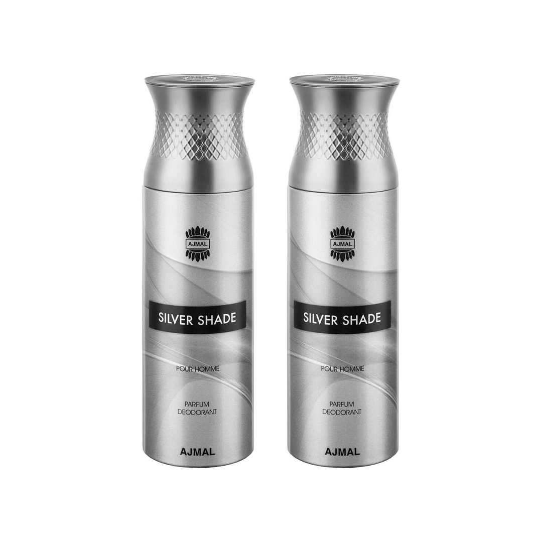 Ajmal Silvershade & Silvershade Deodorants For Men Pack Of 2