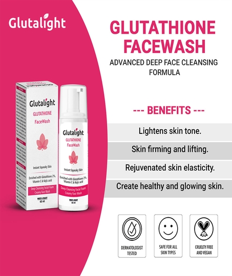 glutathione kojic acid face wash Nasola Clarifying Cleanser Soap uneven tone Glutalight Kojic Acid Skin Lightening