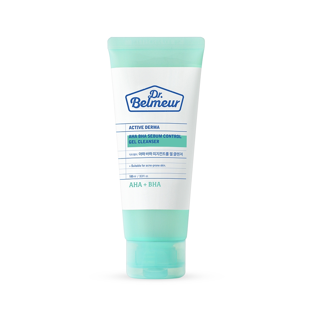 The Face Shop Dr Belmeur Korean Gel Cleanser For Acne Prone Skin with Salicylic Acid, AHA BHA
