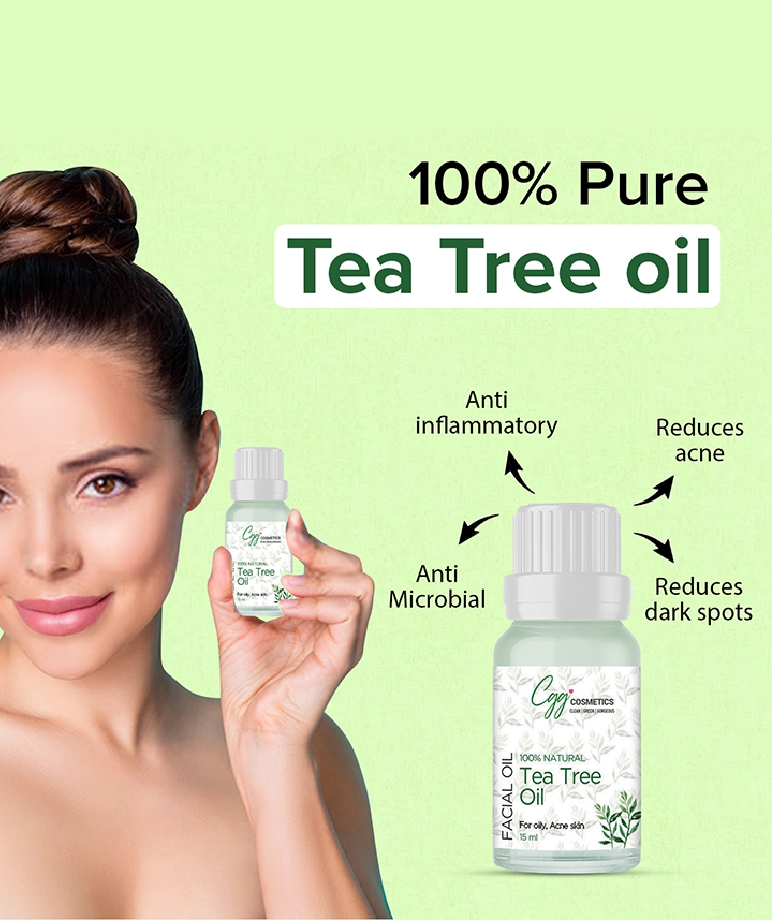 CGG Cosmetic Tea Tree Facial Essential Oil - 15ml – image 3 of 5
