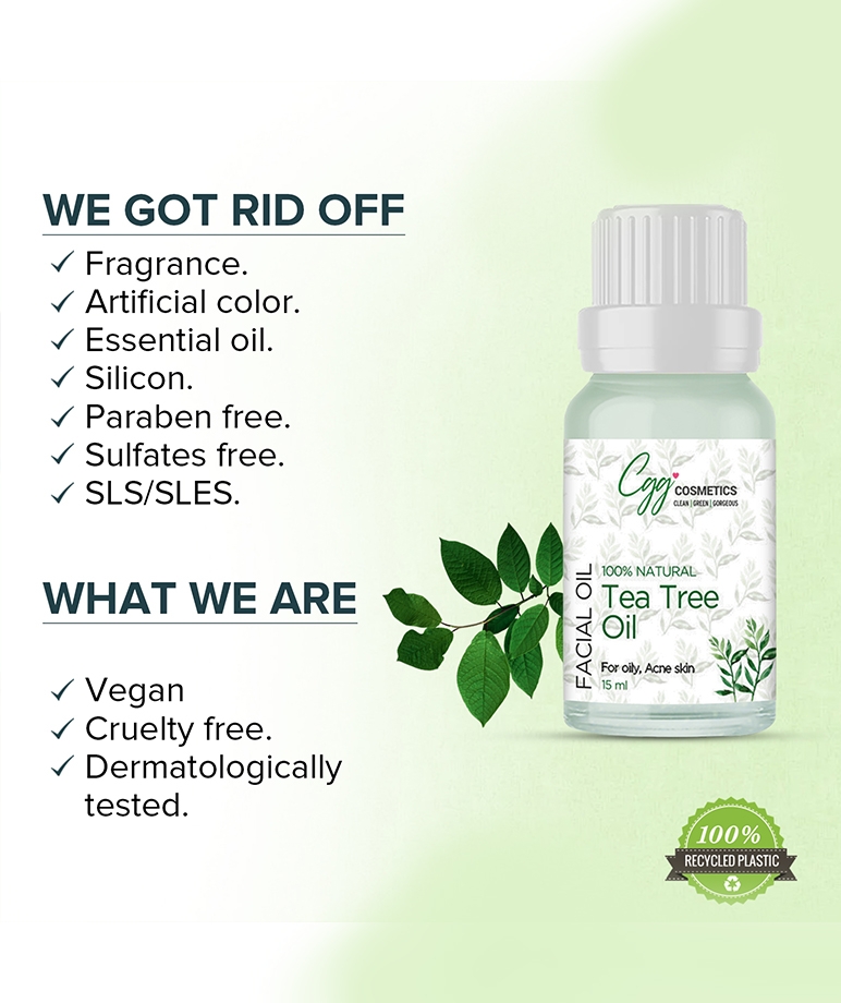 CGG Cosmetic Tea Tree Facial Essential Oil - 15ml – image 2 of 5