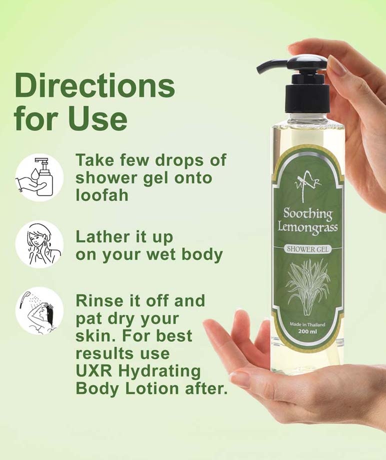 Archies UXR Bath & Body Soothing Lemongrass Shower Gel 200ML – image 4 of 5