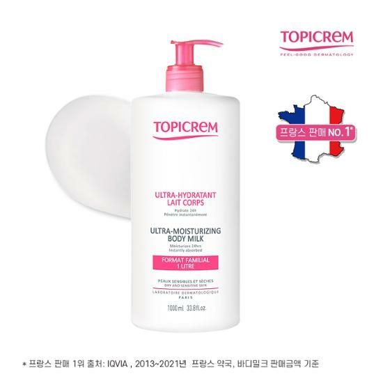 TOPICREM Ultra Moisturizing Body Milk 1L